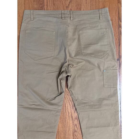 Stio men’s Rivet Canvas Utility Boot Brown Pants 40x32- NWT - Picture 5 of 7